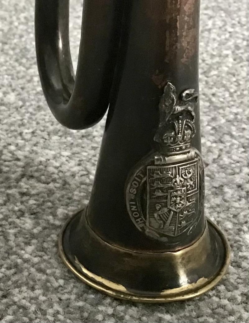 Vintage Military Cyclists Bugle