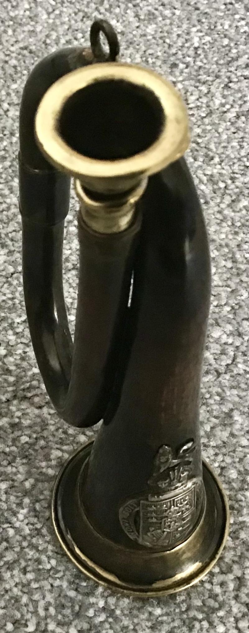 Vintage Military Cyclists Bugle