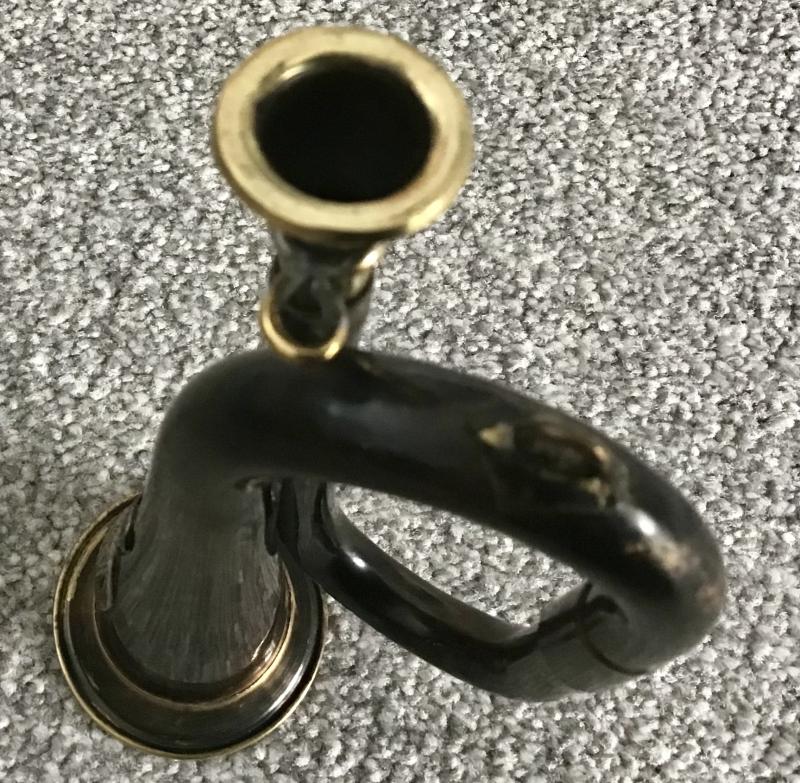 Vintage Military Cyclists Bugle