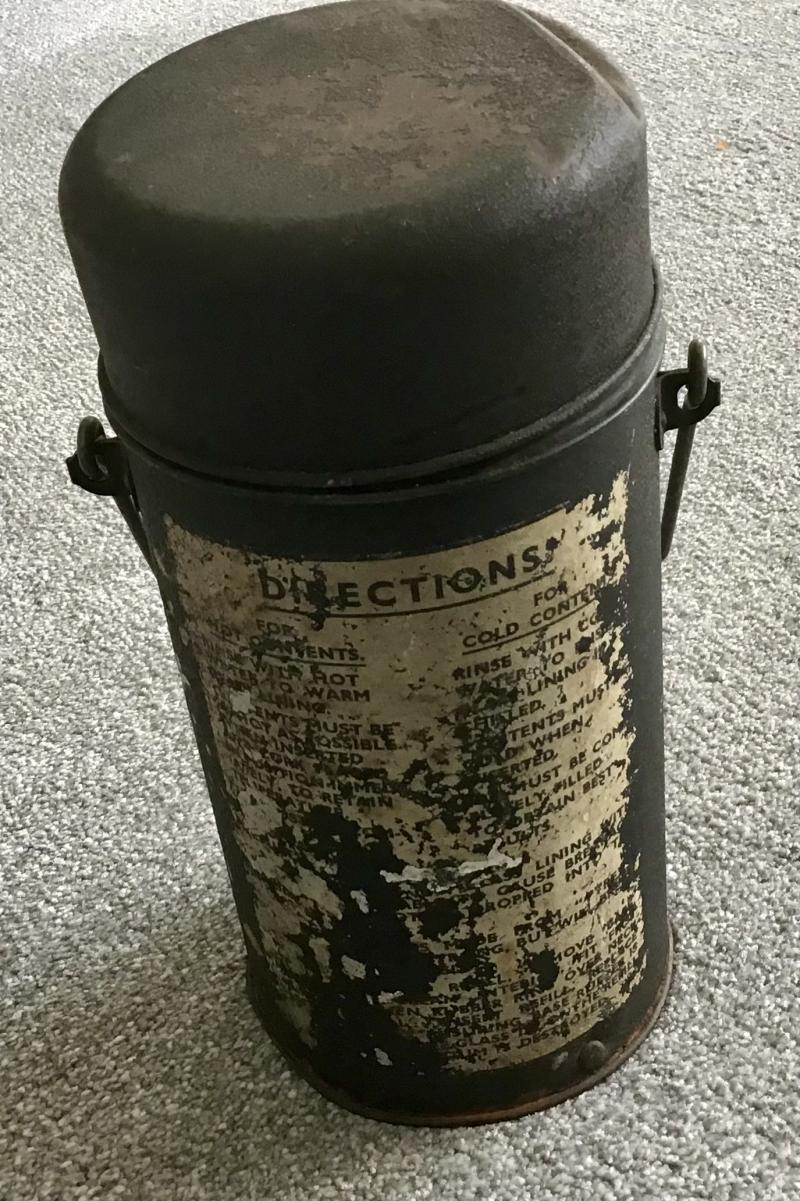 WW11 Allied Aircrew Vacuum Flask.