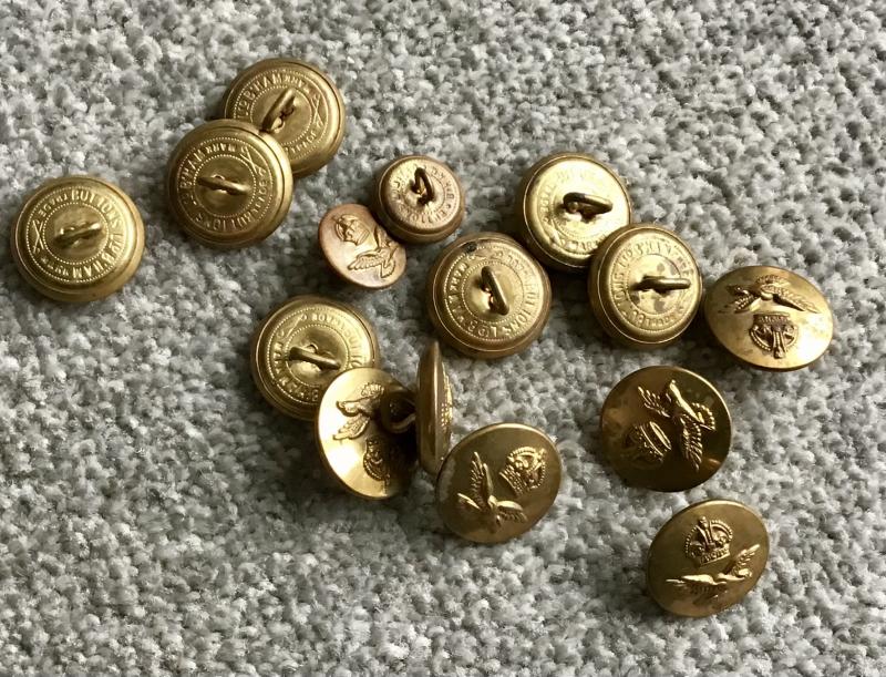 Vintage RAF Uniform buttons