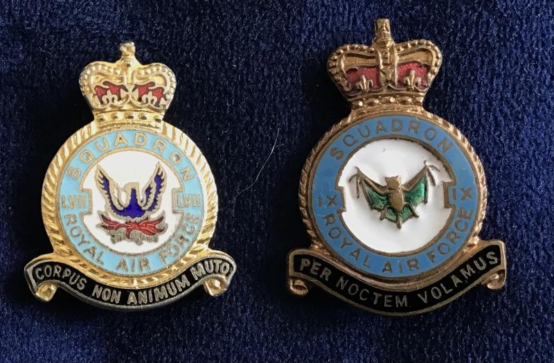 Vintage RAF Squadron Lapel Pins